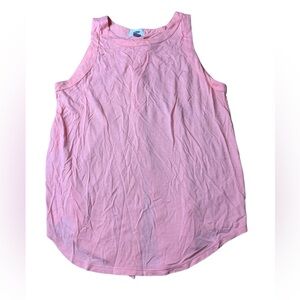 Old Navy Pink Luxe Rayon Tulip Back Tank Top - Medium